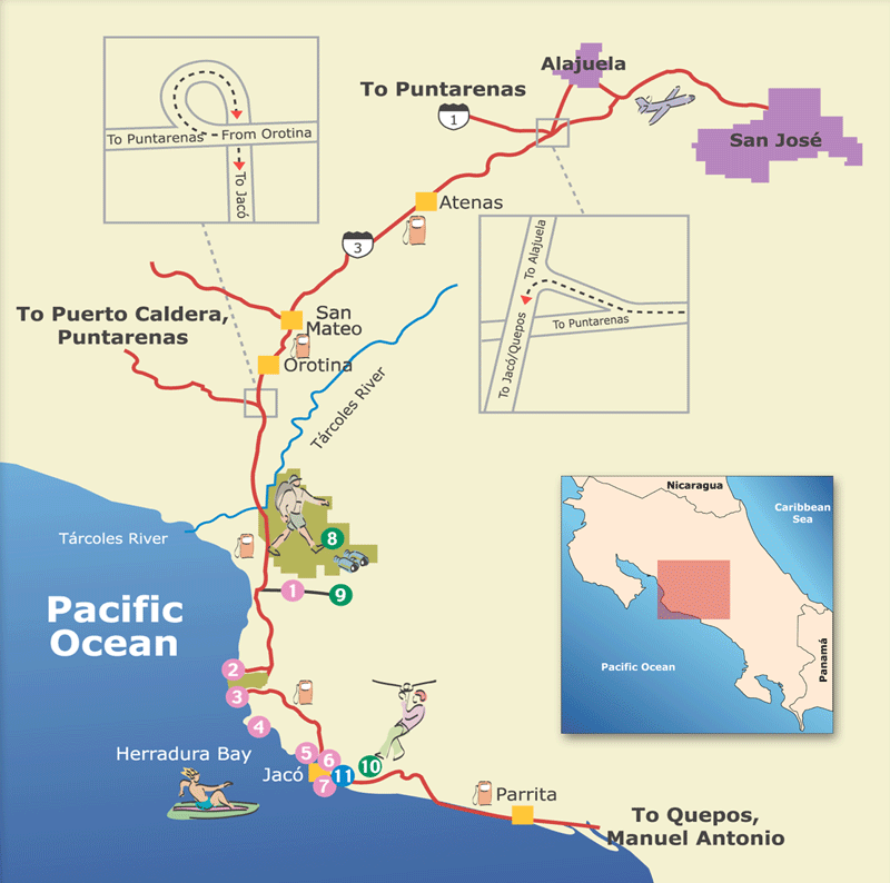 Travel Destination Jaco, Costa Rica